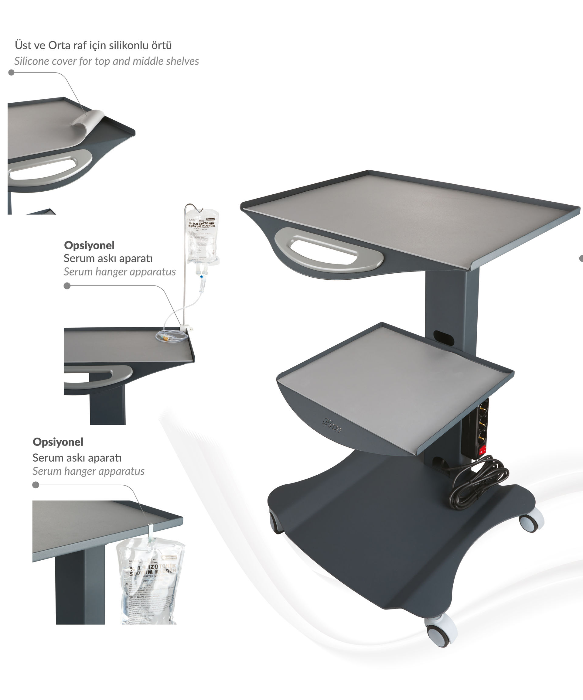 İron Medikal Sehpa HS-02